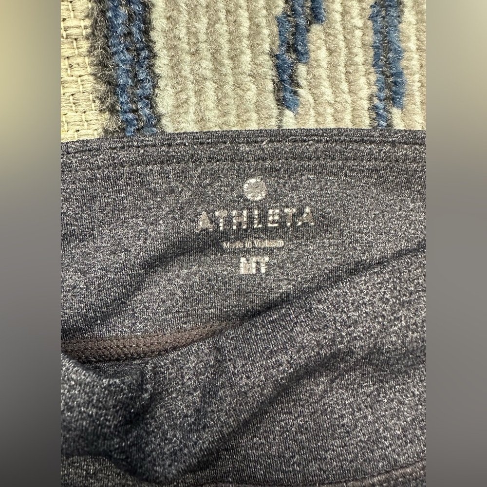 Athleta Gray Flare Leg Leggings Medium Tall - Picture 4 of 5